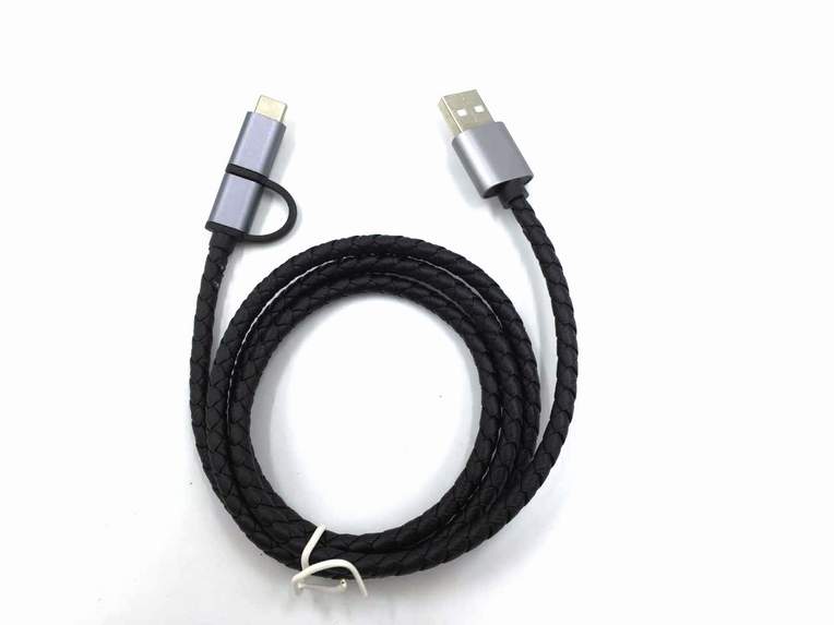 宏浩達(dá)二合一數(shù)據(jù)線，安卓micro USB/type-c兩用數(shù)據(jù)線
