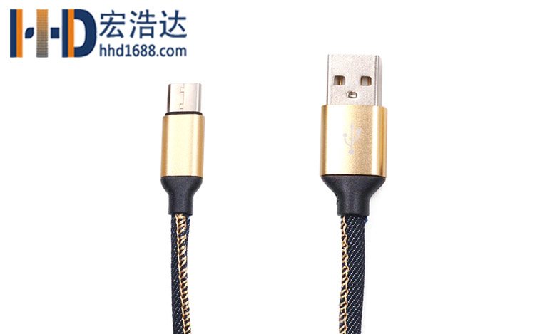 宏浩達(dá)廠家直銷樂視數(shù)據(jù)線type-c充電線華為手機(jī)數(shù)據(jù)線生產(chǎn)廠定制